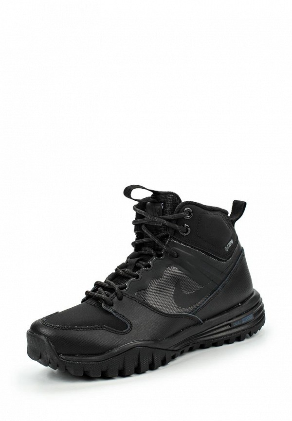 Ботинки Nike DUAL FUSION HILLS MID (GS), цвет: черный, NI464ABMNI43 —  купить в интернет-магазине Lamoda