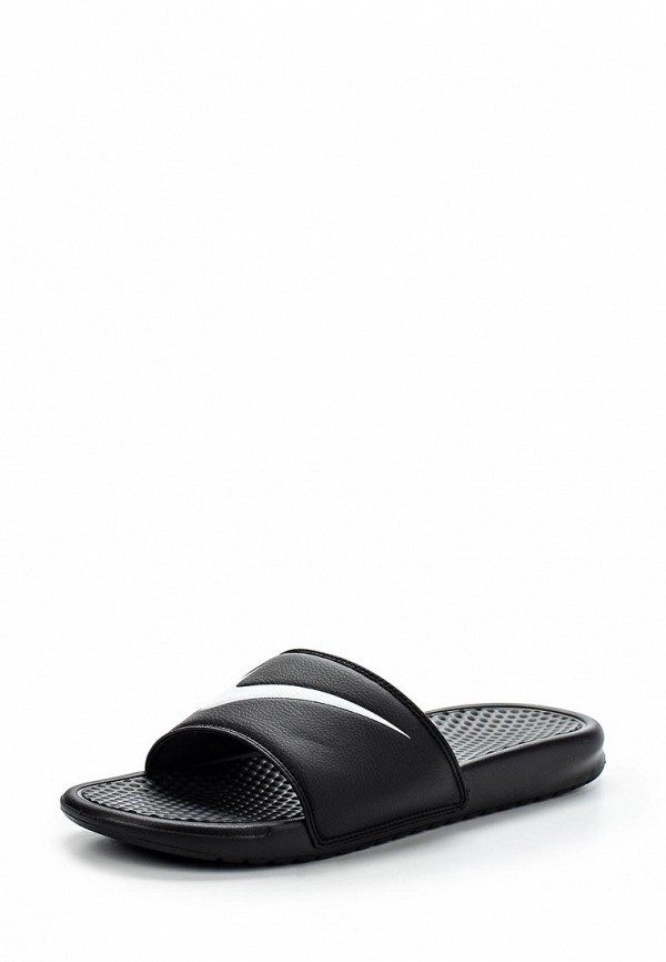 Nike benassi 2024 swoosh black