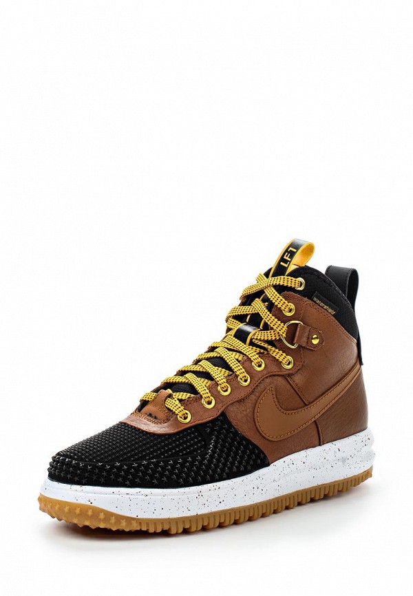 Кроссовки Nike LUNAR FORCE 1 DUCKBOOT, цвет: коричневый, черный,  NI464AMFMU66 — купить в интернет-магазине Lamoda