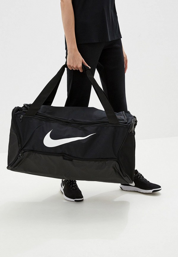 Сумка спортивная Nike BRASILIA TRAINING DUFFLE BAG (LARGE), цвет: черный,  NI464BUFLAU6 — купить в интернет-магазине Lamoda