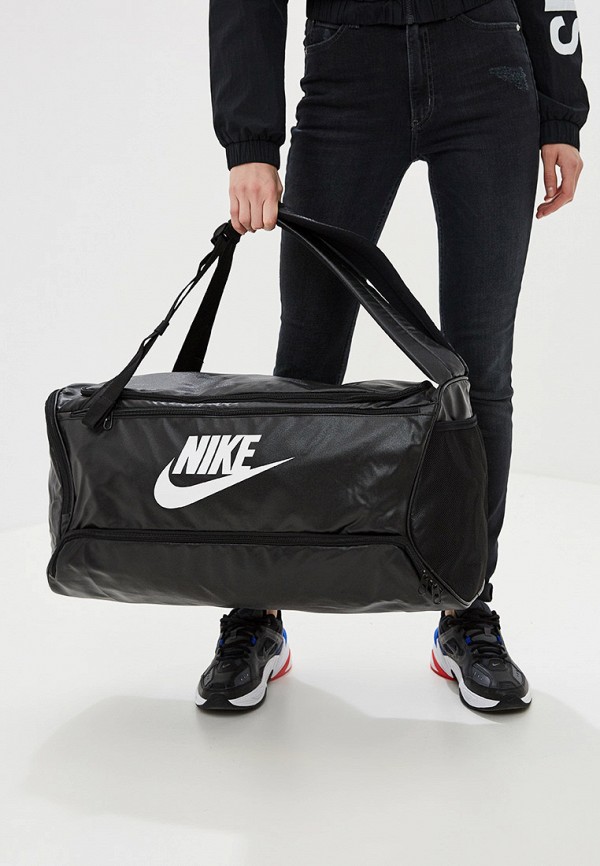 Сумка спортивная Nike Brasilia Training Convertible Duffle Bag/Backpack,  цвет: черный, NI464BUFLAU8 — купить в интернет-магазине Lamoda
