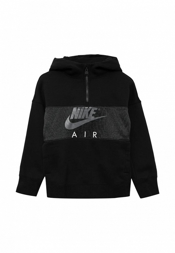 Худи Nike B NK AIR HOODIE HZ PO, цвет: черный, NI464EBUFF69 — купить в  интернет-магазине Lamoda