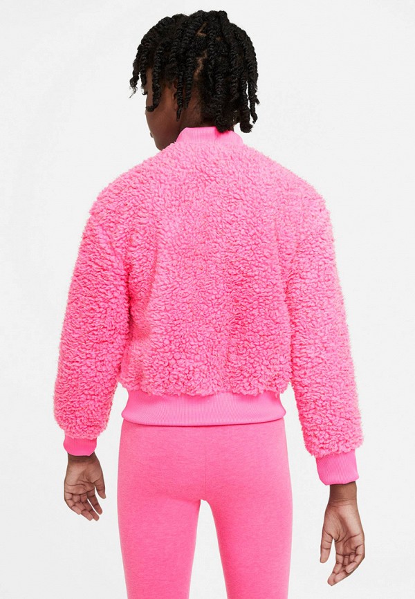 Nike Шуба - G NSW SHERPA SHINE FZ BOMR PR - фото 3