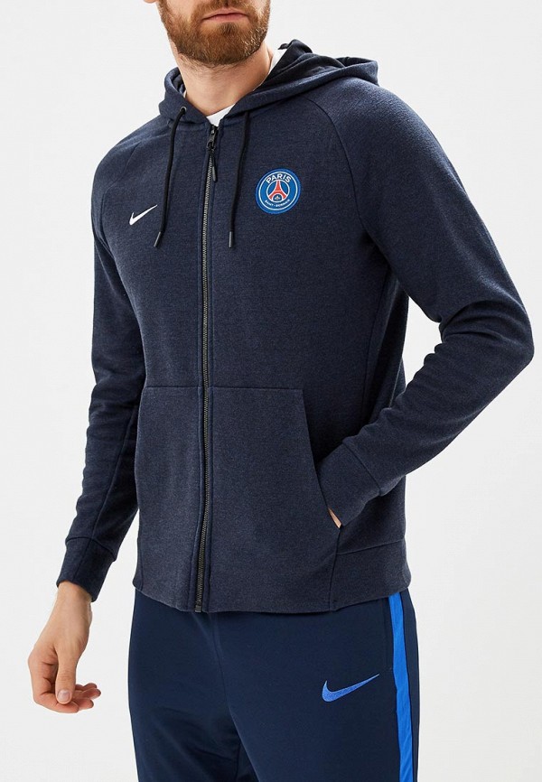 Nike Толстовка - Nike Sportswear Paris Saint-Germain Men's Full-Zip Hoodie - фото 1