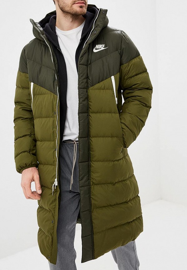 men's hooded puffer parka nike sportswear windrunner down fill