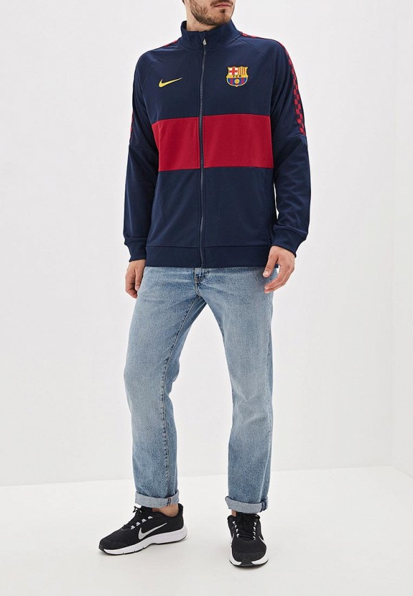 Nike Олимпийка - FC BARCELONA MEN'S SOCCER JACKET - фото 2