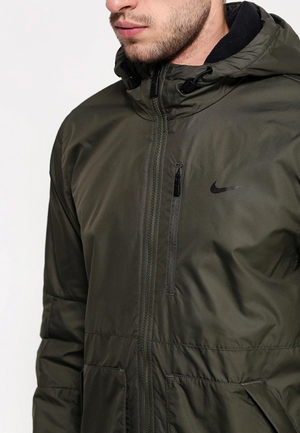 Куртка утепленная Nike NIKE ALLIANCE JKT-FLEECE LINE, цвет: хаки,  NI464EMFNA01 — купить в интернет-магазине Lamoda
