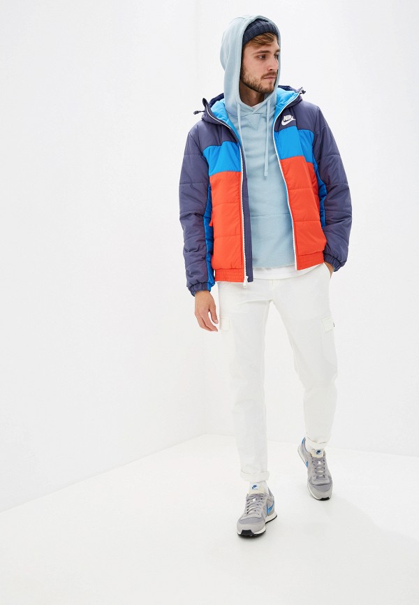 nike men's sportswear synthetic fill jacket hooded full zip