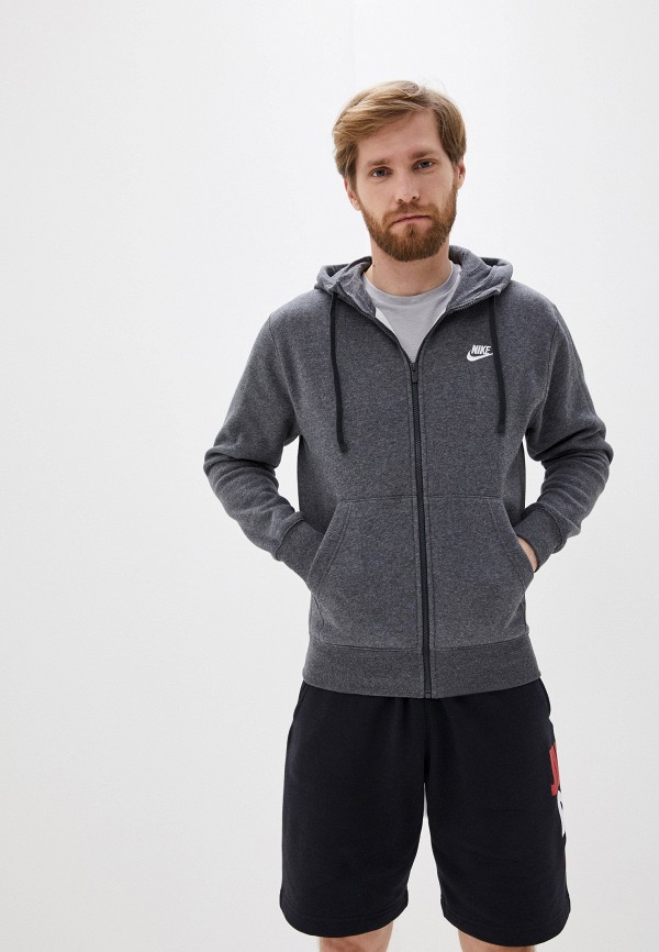 nike m nsw club hoodie fz bb