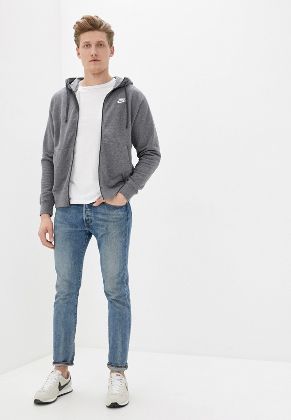 Nike M NSW CLUB HOODIE FZ FT NI464EMHTXR6 Lamoda