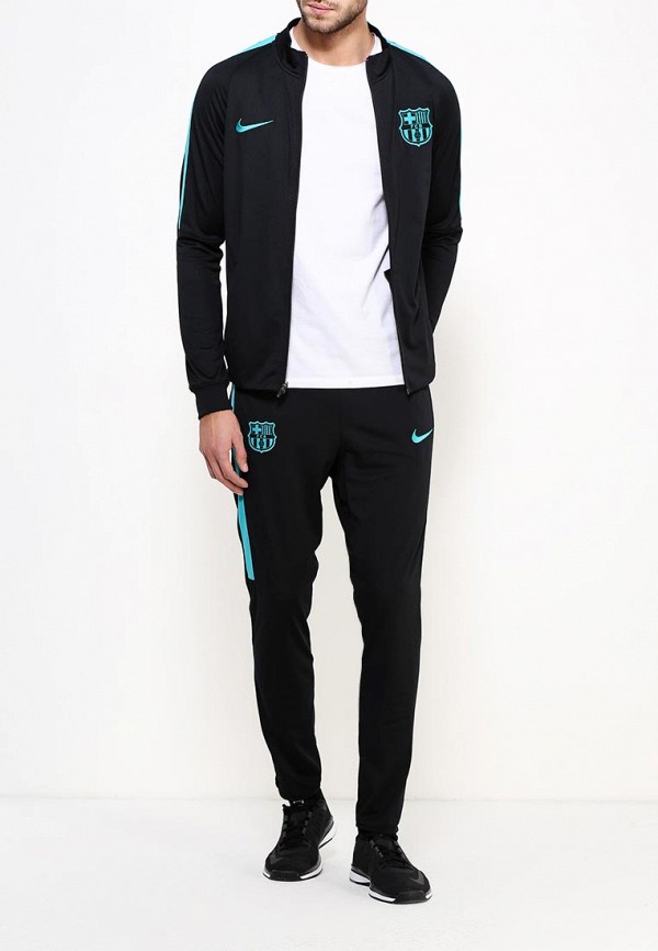 Костюм спортивный Nike FCB M NK DRY TRK SUIT SQD K, цвет: черный,  NI464EMJFT03 — купить в интернет-магазине Lamoda