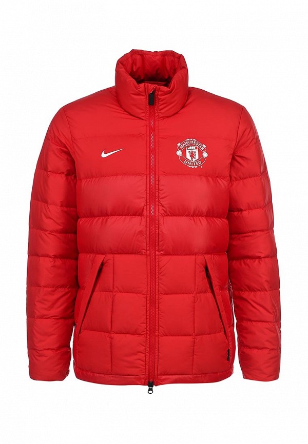 Пуховик Nike MANU NIKE ALLIANCE JACKET-550 - MANCHESTER UNITED FC, цвет:  красный, NI464EMKT659 — купить в интернет-магазине Lamoda