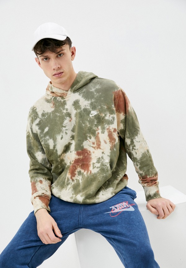 Nike M NSW HOODIE PO FT DYE NI464EMLRQS3 Lamoda
