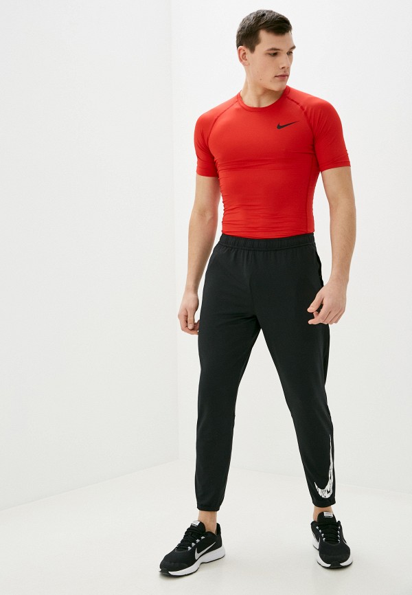 Футболка компрессионная Nike M NP TOP SS TIGHT, цвет: красный ...