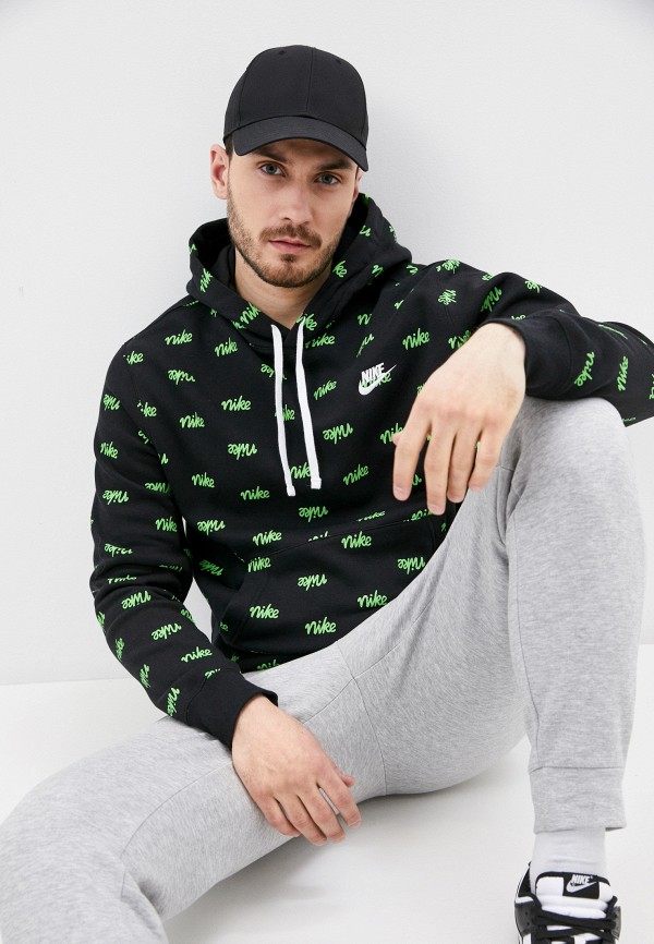 Nike Худи - M NSW CLUB PO BB HOODIE SCRPT - фото 1