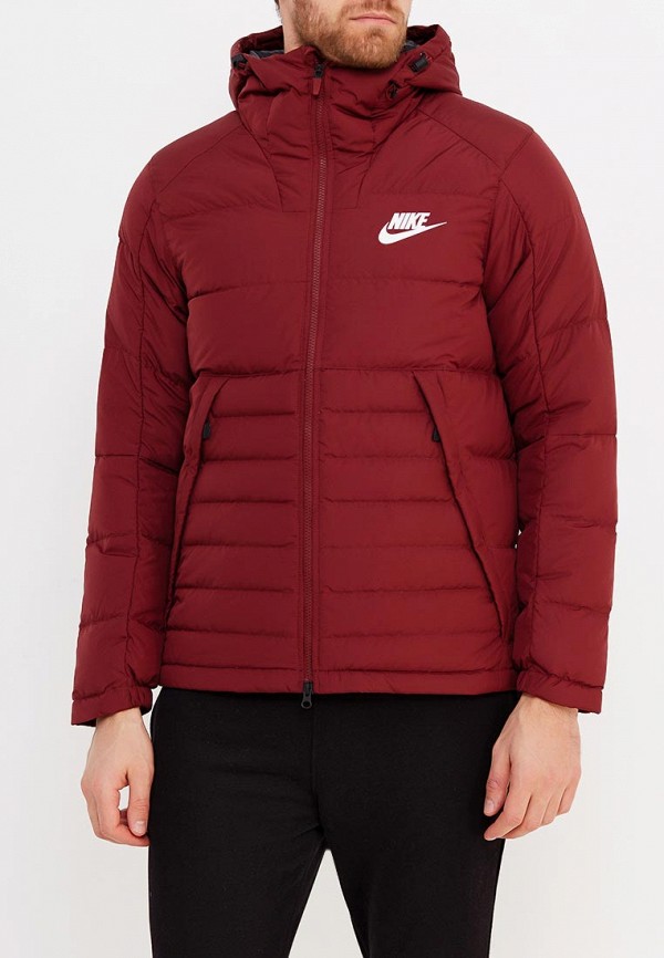 Nike down fill jacket red best sale