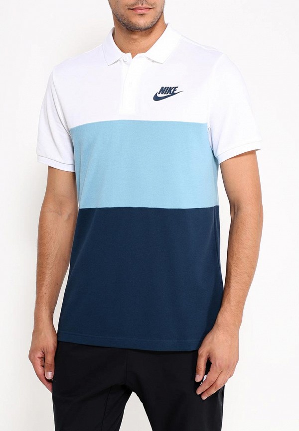 Поло Nike M NSW POLO PQ MATCHUP CLRBLK, цвет: синий, NI464EMUGT31 — купить  в интернет-магазине Lamoda