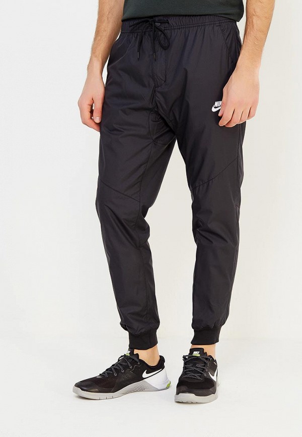 Брюки спортивные Nike Men's Sportswear Windrunner Pant , цвет: черный,  NI464EMUHA29 — купить в интернет-магазине Lamoda