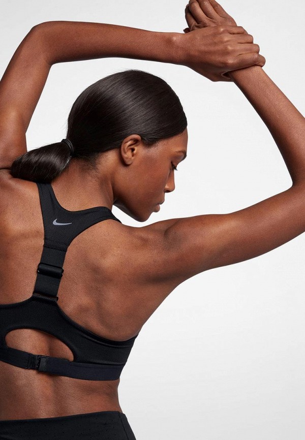 Топ спортивный Nike Pacer Women's High Support Sports Bra, цвет: черный,  NI464EWBWLU5 — купить в интернет-магазине Lamoda