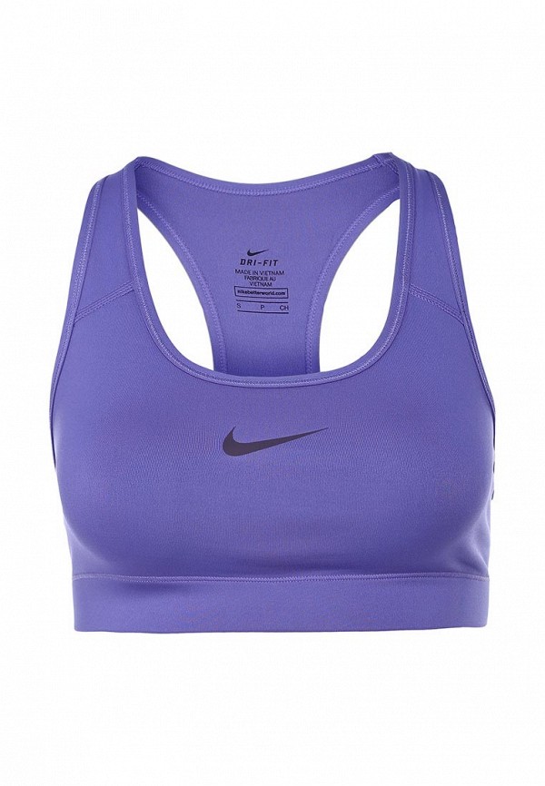 Топ спортивный Nike Women's Victory Compression Sports Bra , цвет:  фиолетовый, NI464EWCIH42 — купить в интернет-магазине Lamoda