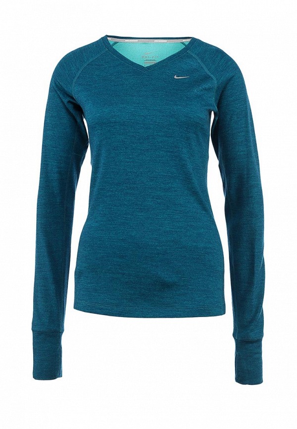 Nike Лонгслив - DRI-FIT WOOL V-NECK TOP - фото 1
