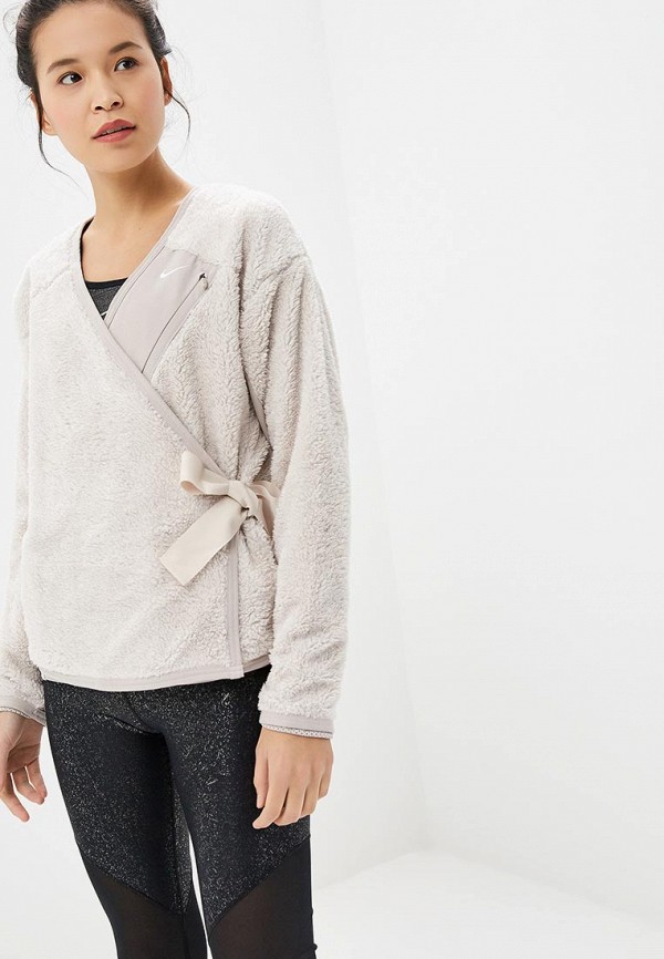 Nike Толстовка - W NK LS SHRPA TOP WRAP - фото 1