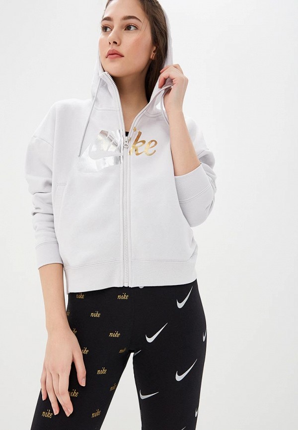 Nike sportswear rally metallic hoodie deals
