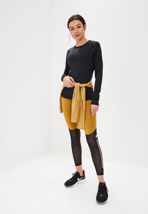 Nike Лонгслив спортивный - PRO WOMEN'S LONG-SLEEVE MESH TOP - фото 2