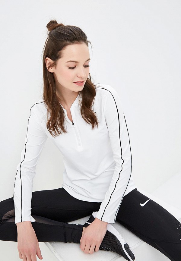 Nike white long sleeve women's sale