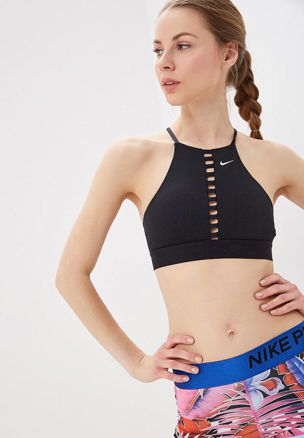 Nike indy logo women's top light support sports bra