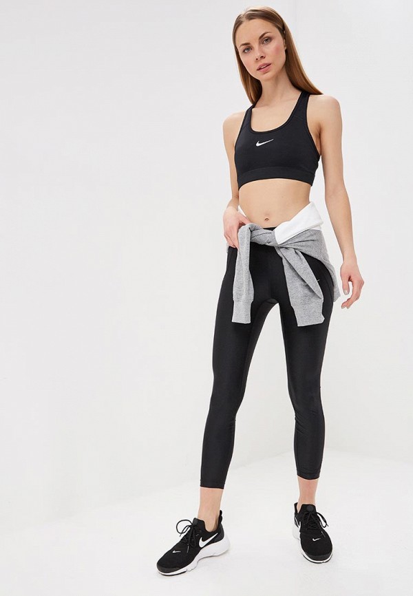 Топ Nike WOMEN'S VICTORY COMPRESSION SPORTS BRA , цвет: черный,  NI464EWFA473 — купить в интернет-магазине Lamoda
