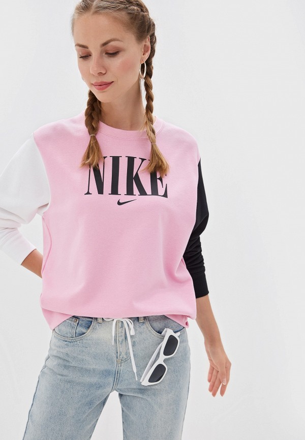 Nike Свитшот - SPORTSWEAR ESSENTIAL WOMEN'S FRENCH TERRY CREW - фото 1