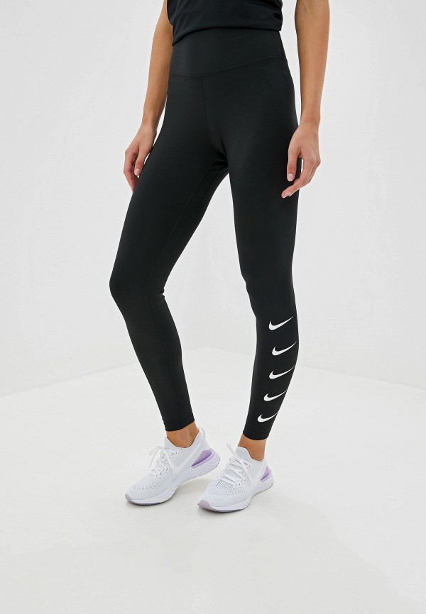 Тайтсы Nike Swoosh Women's Running Tights, цвет: черный, NI464EWFNDQ3 —  купить в интернет-магазине Lamoda