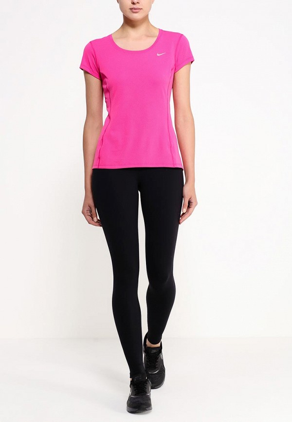 Nike Футболка спортивная - DRI-FIT CONTOUR SHORT SLEEVE - фото 3