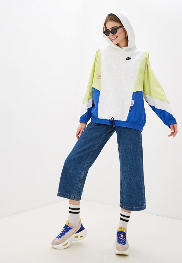 Nike Худи - W NSW ICN CLSH PO HOODY MIX OS - фото 2
