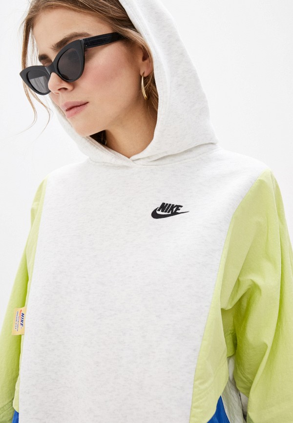 Nike Худи - W NSW ICN CLSH PO HOODY MIX OS - фото 4
