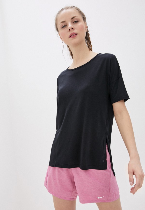 Nike Футболка спортивная - W NK YOGA LAYER SS TOP - фото 1