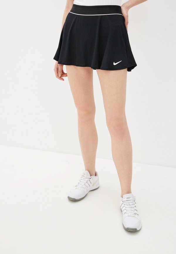 Юбка-шорты Nike W NKCT FLOUNCY SKIRT, цвет: черный, NI464EWHUED3 — купить в  интернет-магазине Lamoda