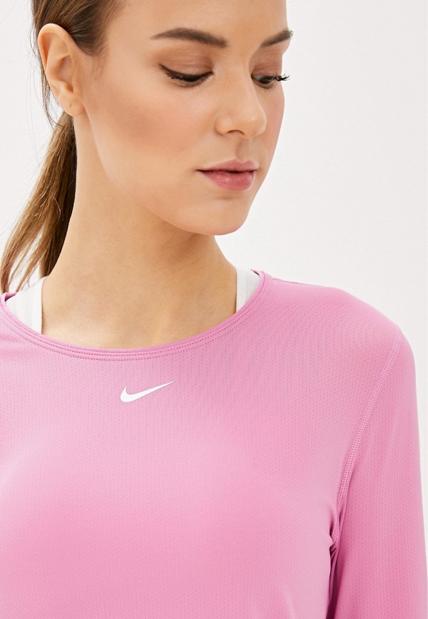 Nike Лонгслив спортивный - W NP TOP LS ALL OVER MESH - фото 4