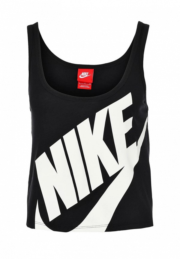 Майка Nike NIKE FREESTYLER LOGO TANK, цвет: черный, NI464EWII969 — купить в  интернет-магазине Lamoda