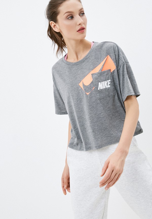 Nike W NK DRY GRX CROP TOP NI464EWLYYH9 Lamoda