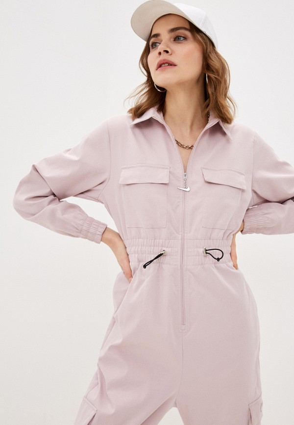 ニーズ Комбинезон Nike W NSW SWSH UTILITY JUMPSUIT, цвет: розовый