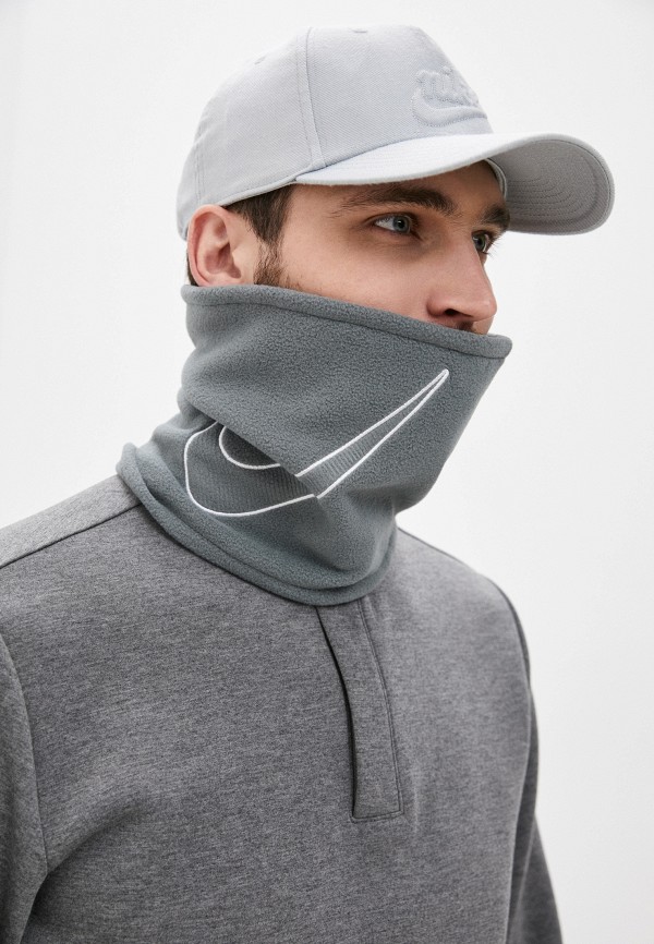 Снуд Nike NIKE FLEECE NECK WARMER 2.0, цвет: серый, NI464GULMZX7 ...