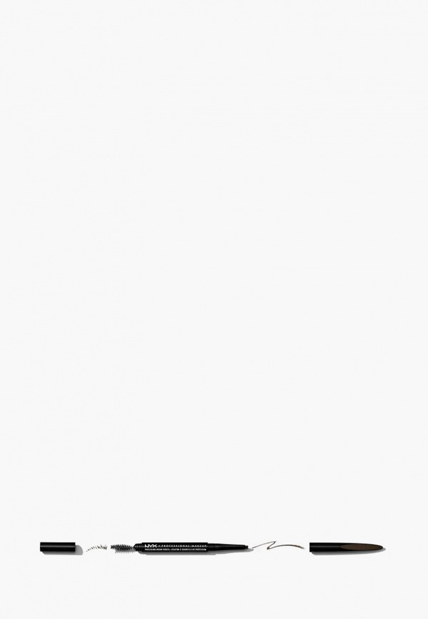 Nyx Professional Makeup Карандаш для бровей автоматический - точечный, с щеточкой - фото 4