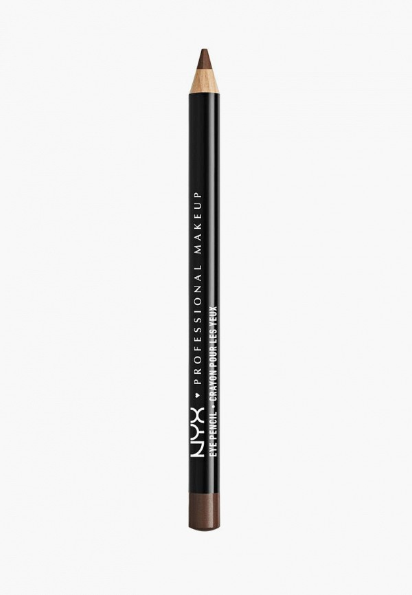 Nyx Professional Makeup Карандаш для глаз классический - Slim Eye Pencil, оттенок 903, Dark Brown, 1 г - фото 1