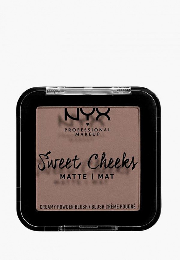 Nyx Professional Makeup Румяна - Sweet Cheeks Creamy Powder Blush Matte, оттенок 09, So Taupe, 5 г - фото 1
