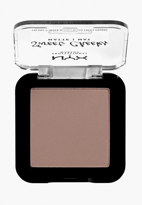 Nyx Professional Makeup Румяна - Sweet Cheeks Creamy Powder Blush Matte, оттенок 09, So Taupe, 5 г - фото 2