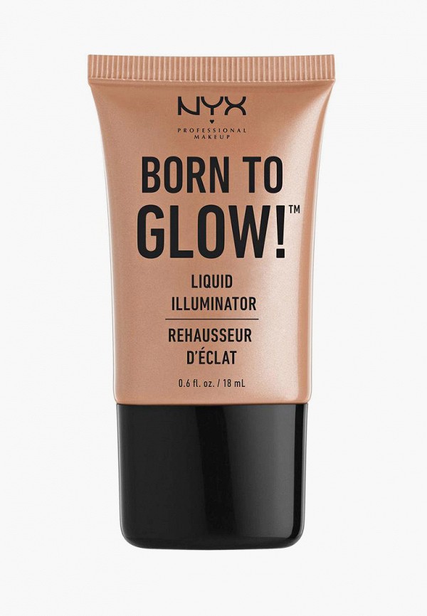 Nyx Professional Makeup Хайлайтер - Born to Glow Liquid Illuminator, оттенок 02, Gleam, 18 мл - фото 1