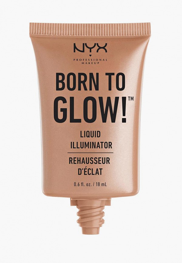 Nyx Professional Makeup Хайлайтер - Born to Glow Liquid Illuminator, оттенок 02, Gleam, 18 мл - фото 2