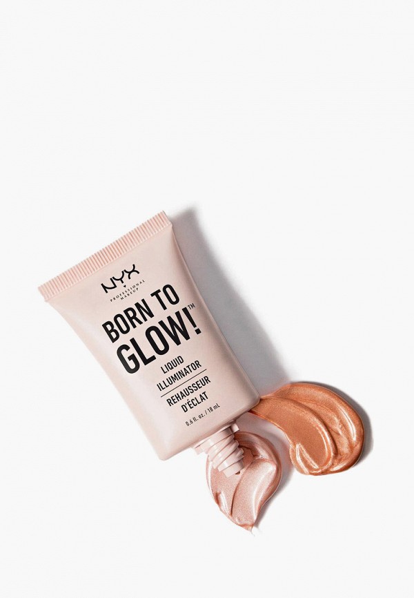 Nyx Professional Makeup Хайлайтер - Born to Glow Liquid Illuminator, оттенок 02, Gleam, 18 мл - фото 4